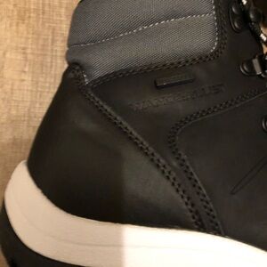 Wanderlust Black and Gray Waterproof Vegan Ankle Boots